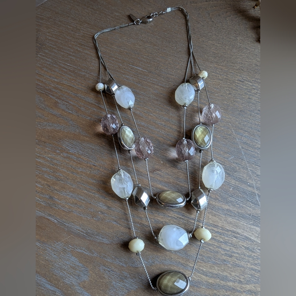 Lovely Multi Strand Beaded Necklace